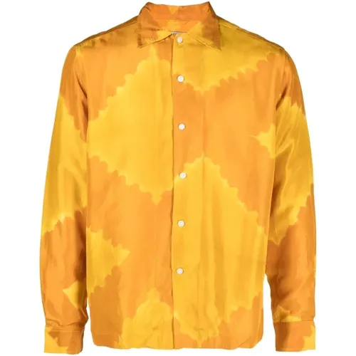 Lehariya DYE LS Shirt , male, Sizes: M/L, L/XL - Bode - Modalova