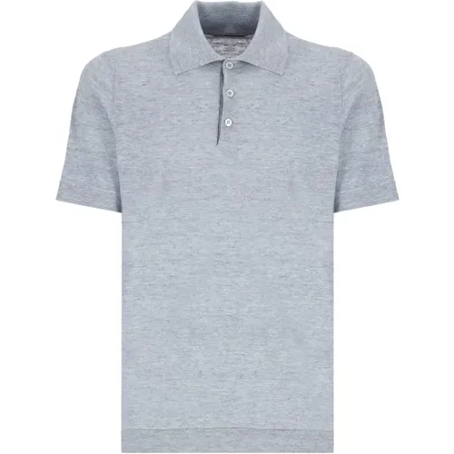 Light Linen and Cotton Polo Shirt , male, Sizes: XL, L - BRUNELLO CUCINELLI - Modalova
