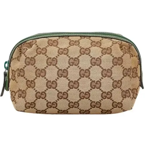 Pre-owned Canvas clutches , female, Sizes: ONE SIZE - Gucci Vintage - Modalova