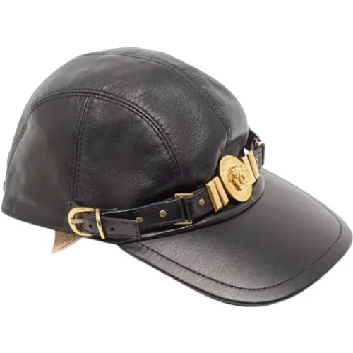 Pre-owned Leder hats - Versace Pre-owned - Modalova