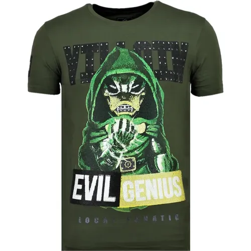 Villain Duck Rhinestones - T-Shirts online kaufen Herren - 6325G , Herren, Größe: XL - Local Fanatic - Modalova