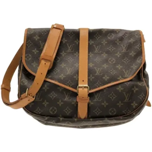 Pre-owned Canvas shoulder-bags , female, Sizes: ONE SIZE - Louis Vuitton Vintage - Modalova