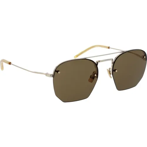 Iconic Mirror Lens Sunglasses , female, Sizes: 49 MM - Saint Laurent - Modalova