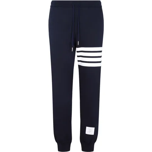 Cotton Sweatpants Classic Style , male, Sizes: L - Thom Browne - Modalova