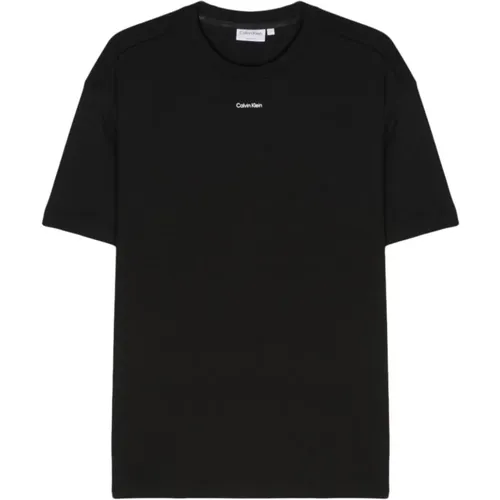 Schwarze T-Shirts und Polos , Herren, Größe: XL - Calvin Klein - Modalova
