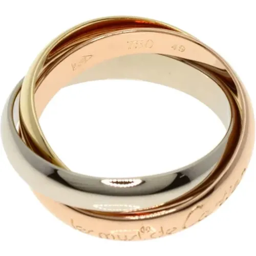 Pre-owned Gold rings , female, Sizes: ONE SIZE - Cartier Vintage - Modalova