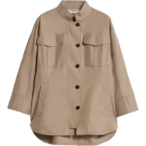 Valerie Overshirt Camel , female, Sizes: S, M - Max Mara - Modalova