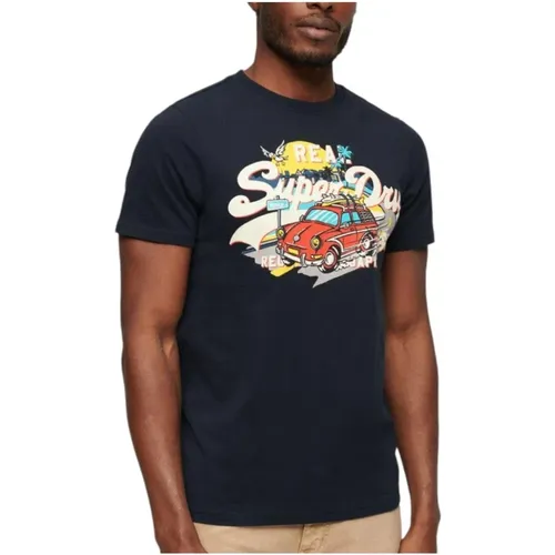 Grafik Eclipse Summer Vibes T-Shirt - Superdry - Modalova