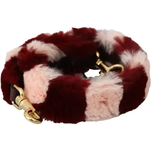 Lapin Fur Accessory Shoulder Strap , female, Sizes: ONE SIZE - Dolce & Gabbana - Modalova