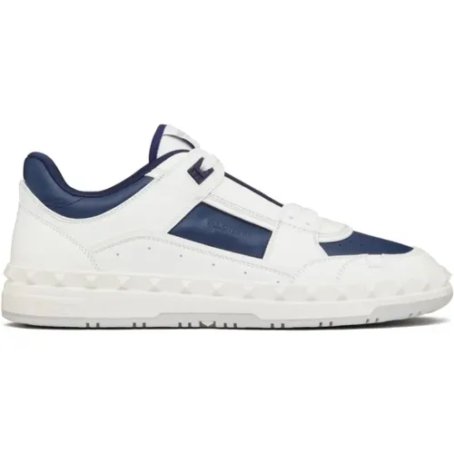 Rockstud Panelled Sneakers , male, Sizes: 9 1/2 UK, 6 UK, 10 UK - Valentino Garavani - Modalova