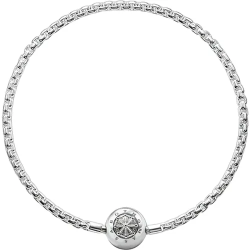 Sterling Silver Karma Beads Bracelet - Elegant Design , female, Sizes: ONE SIZE - Thomas Sabo - Modalova