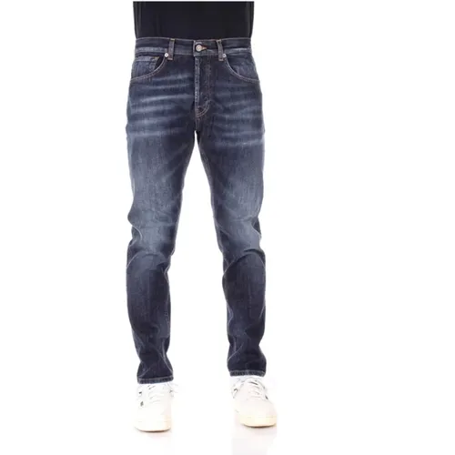 Slim-Fit Denim Jeans , Herren, Größe: W34 - Dondup - Modalova