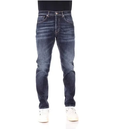 Slim-Fit Denim Jeans , Herren, Größe: W38 - Dondup - Modalova