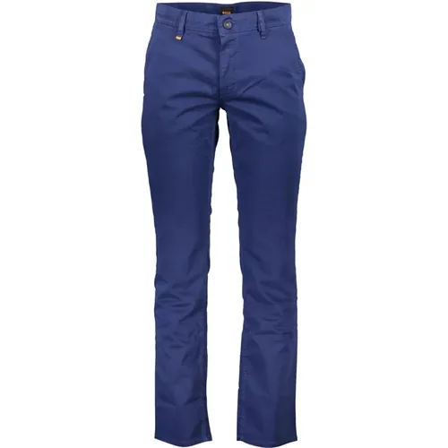 Herren Blaue Slim Fit Hose , Herren, Größe: W31 L32 - Hugo Boss - Modalova