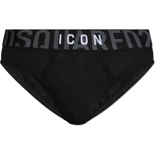 Logo briefs , male, Sizes: L, XL, S - Dsquared2 - Modalova