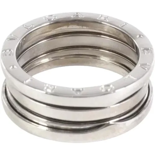 Pre-owned White Gold rings , female, Sizes: ONE SIZE - Bvlgari Vintage - Modalova