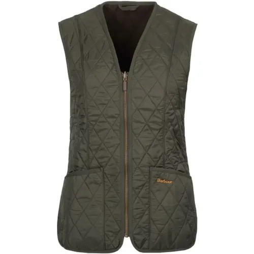 Warmer Fleece-Gilet mit Taschen , Damen, Größe: 2XS - Barbour - Modalova