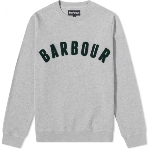 Vintage Logo Crew Sweatshirt , Herren, Größe: L - Barbour - Modalova