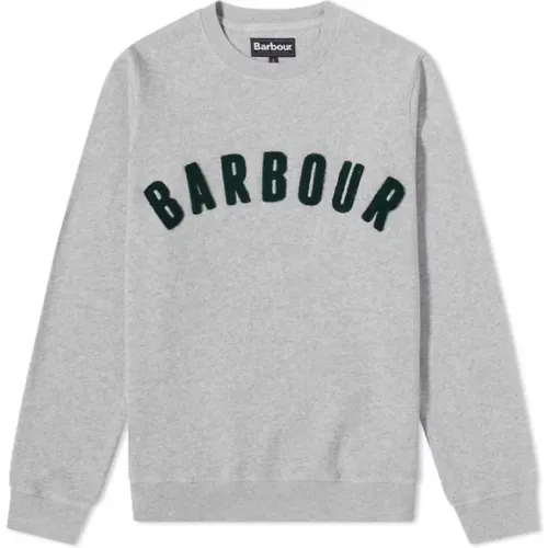 Vintage Logo Crew Sweatshirt , male, Sizes: XL, L, 2XL - Barbour - Modalova