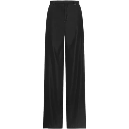 Velvet Palazzo Pants , female, Sizes: S, XS - Ralph Lauren - Modalova