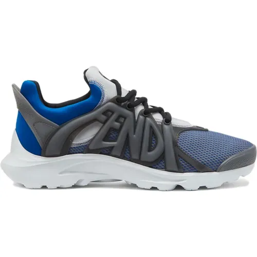 Sneakers Blue , male, Sizes: 9 UK, 6 UK, 7 UK, 5 UK - Fendi - Modalova