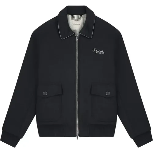 Bomberjacke Schwarz , unisex, Größe: 2XL - Filling Pieces - Modalova