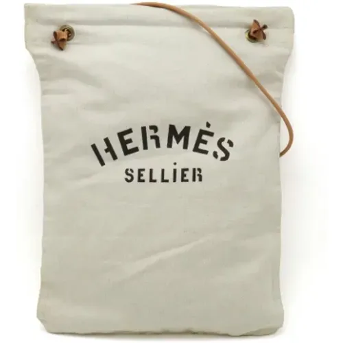 Pre-owned Fabric shoulder-bags , female, Sizes: ONE SIZE - Hermès Vintage - Modalova