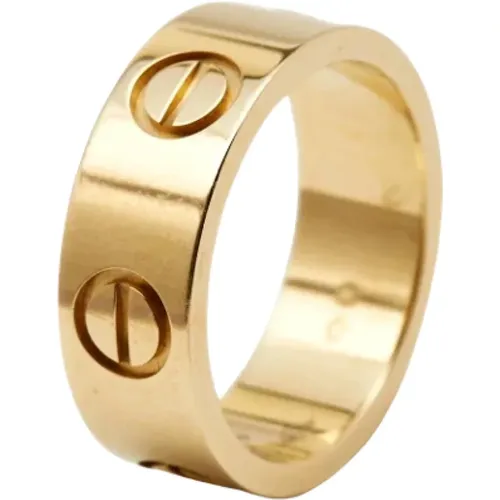 Pre-owned Gold rings , female, Sizes: ONE SIZE - Cartier Vintage - Modalova