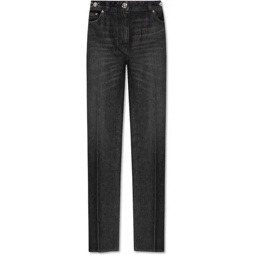 Straight leg Jeans , Damen, Größe: W30 - Versace - Modalova
