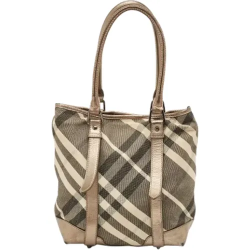 Pre-owned Canvas totes , female, Sizes: ONE SIZE - Burberry Vintage - Modalova