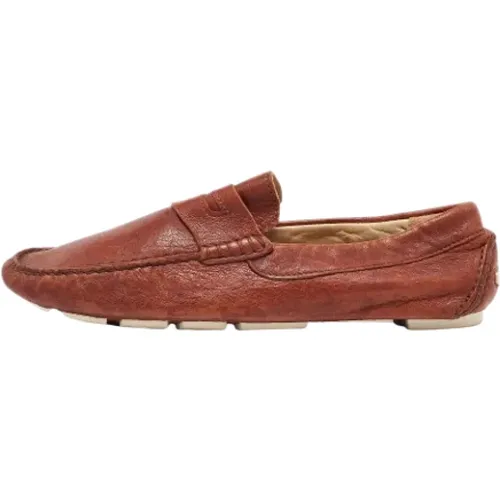 Pre-owned Leather flats , male, Sizes: 8 1/2 UK - Dolce & Gabbana Pre-owned - Modalova