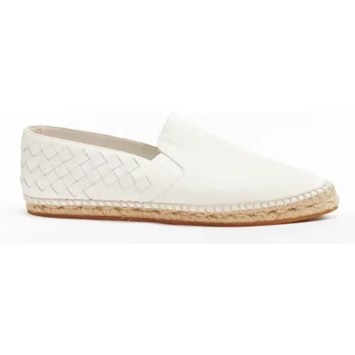 Pre-owned Leather espadrilles , female, Sizes: 4 UK - Bottega Veneta Vintage - Modalova