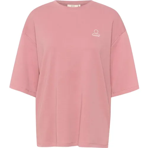 Nostalgia Rose Boxy Tee Top - LOUNGE NINE - Modalova