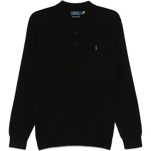 Langarm Strickpullover Pullover , Herren, Größe: M - Ralph Lauren - Modalova