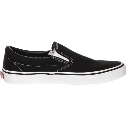 Schwarze Slip-On Sneakers mit Wildlederobermaterial - Vans - Modalova