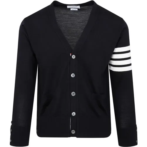 Wool Cardigan , male, Sizes: 2XL, XL - Thom Browne - Modalova