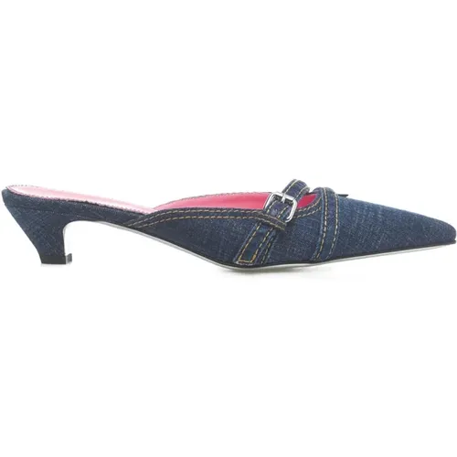 Blaue Sandalen für Frauen , Damen, Größe: 37 EU - Dsquared2 - Modalova