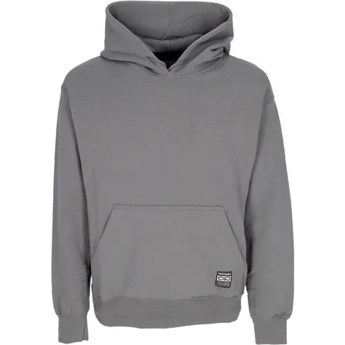 Grey Lightweight Hoodie with Kangaroo Pocket , male, Sizes: XL - Propaganda - Modalova