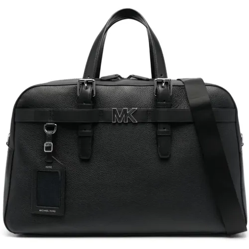 Casual Leather Travel Bag , male, Sizes: ONE SIZE - Michael Kors - Modalova