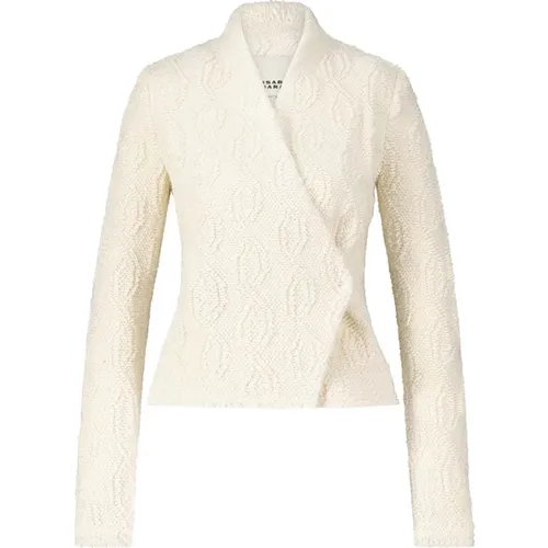 Elegante Zopfmuster-Strickjacke , Damen, Größe: L - Isabel marant - Modalova