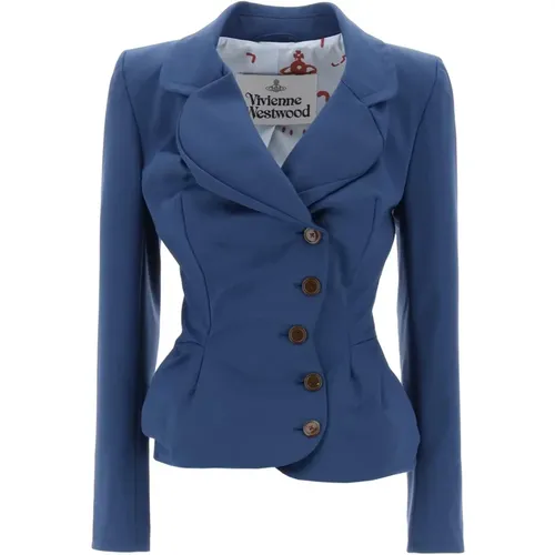 Draped Slim-Fit Tailored Jacket - Vivienne Westwood - Modalova