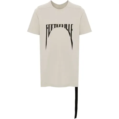 Schwarz Perle T-Shirts Level T , Herren, Größe: ONE Size - Rick Owens - Modalova