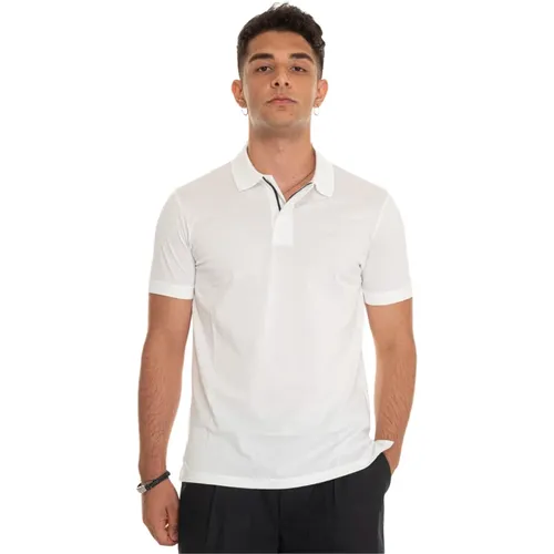 Polo-Shirt mit halbem Reißverschluss , Herren, Größe: 2XL - Emporio Armani - Modalova