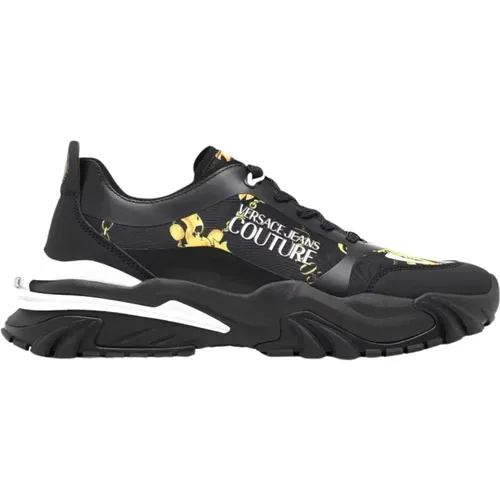 Stylish Sneakers for Men , male, Sizes: 7 UK - Versace Jeans Couture - Modalova