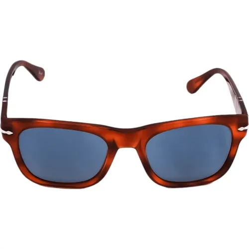 Men&39 Sunglasses in Glossy Acetate , male, Sizes: 52 MM - Persol - Modalova