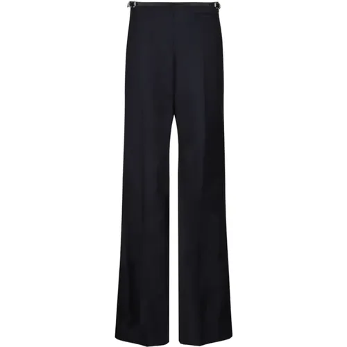 Black Flare Pants Wool Mohair , female, Sizes: XS, 2XS, S - Givenchy - Modalova