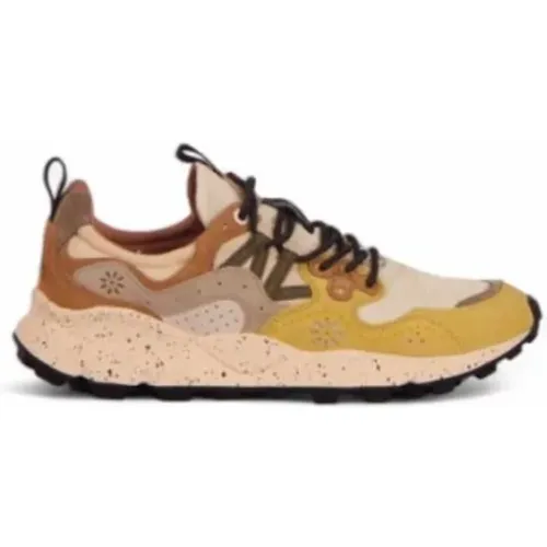 Suede/Nylon 3 Man Hiking Shoes , male, Sizes: 9 UK, 8 UK, 10 UK, 11 UK, 6 UK, 7 UK - Flower Mountain - Modalova