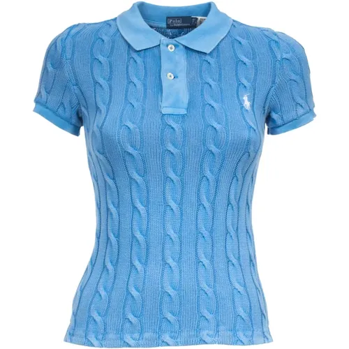 Cotton Short Sleeve Embroidered Polo , female, Sizes: XS - Polo Ralph Lauren - Modalova