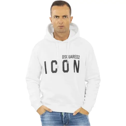 Icon Hoodie mit verstellbarer Kordel - Dsquared2 - Modalova