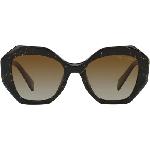 Pr16Ws 19D6E1 Polarized Sunglasses , unisex, Sizes: 53 MM - Prada - Modalova